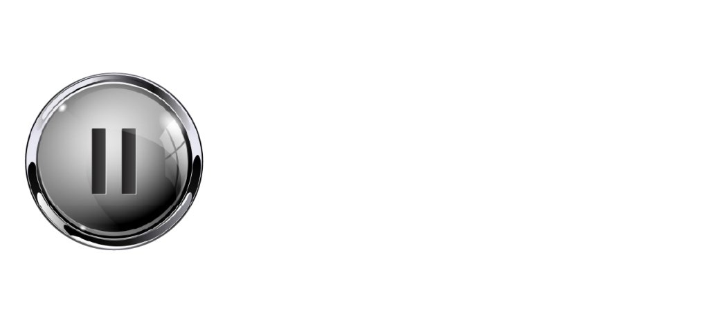 logo pausa eventos limusinas horizontal blanco