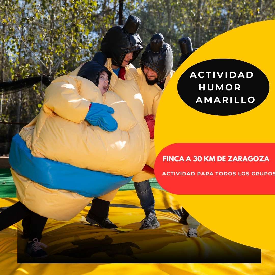 Humor amarillo. Actividades para despedidas en Zaragoza