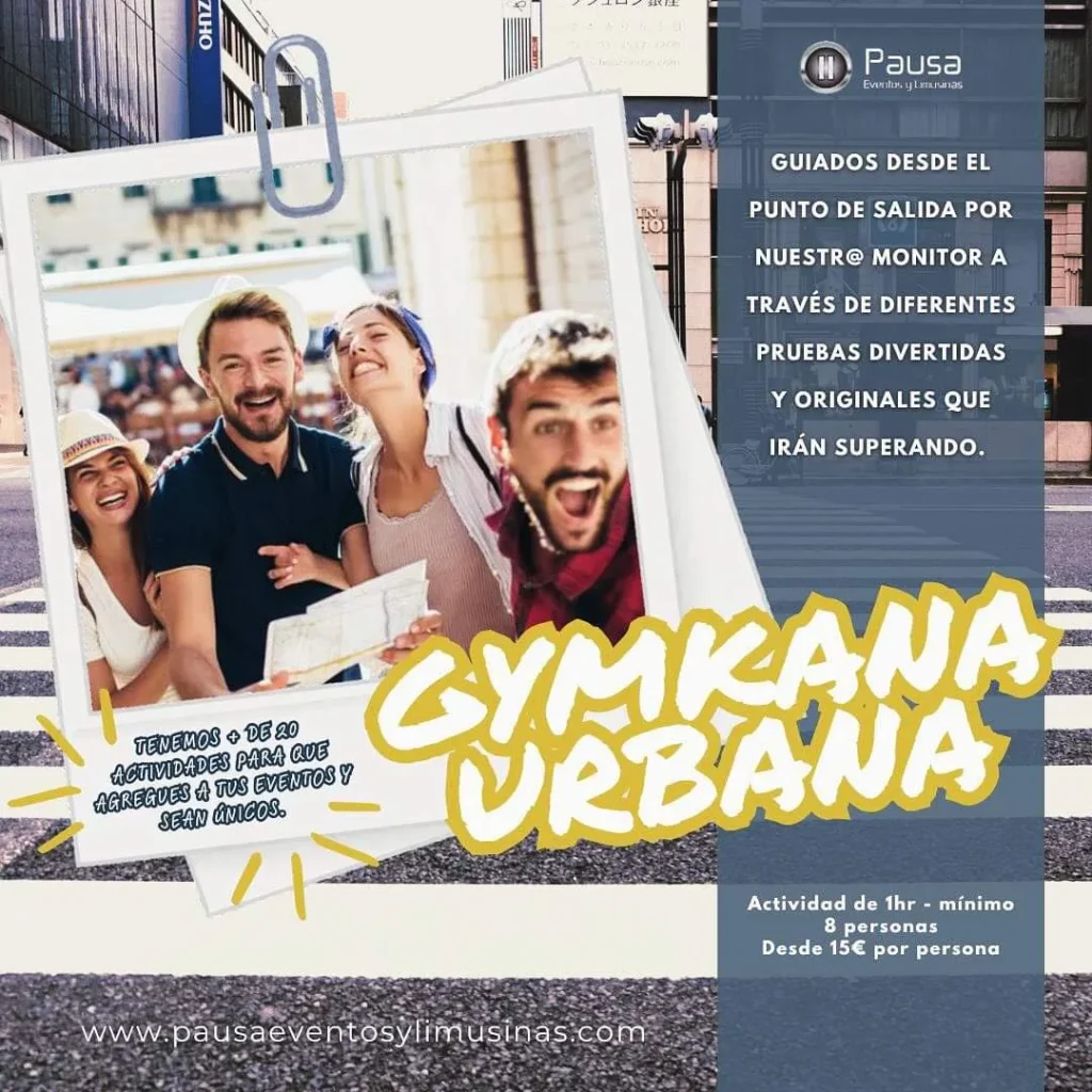 Gymkana urbana. actividades despedidas zaragoza
