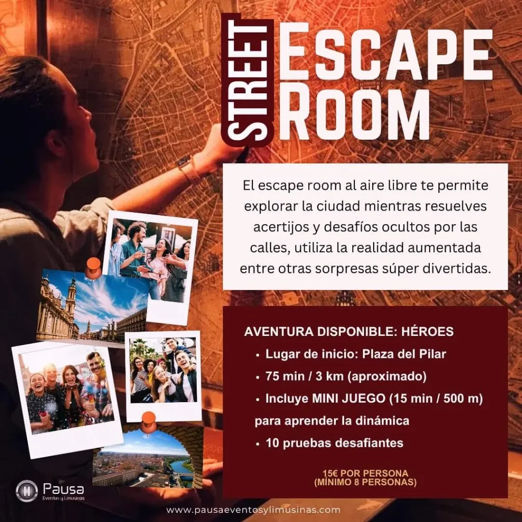 Scappe exterior room. Actividades despedidas de soltera en zaragoza