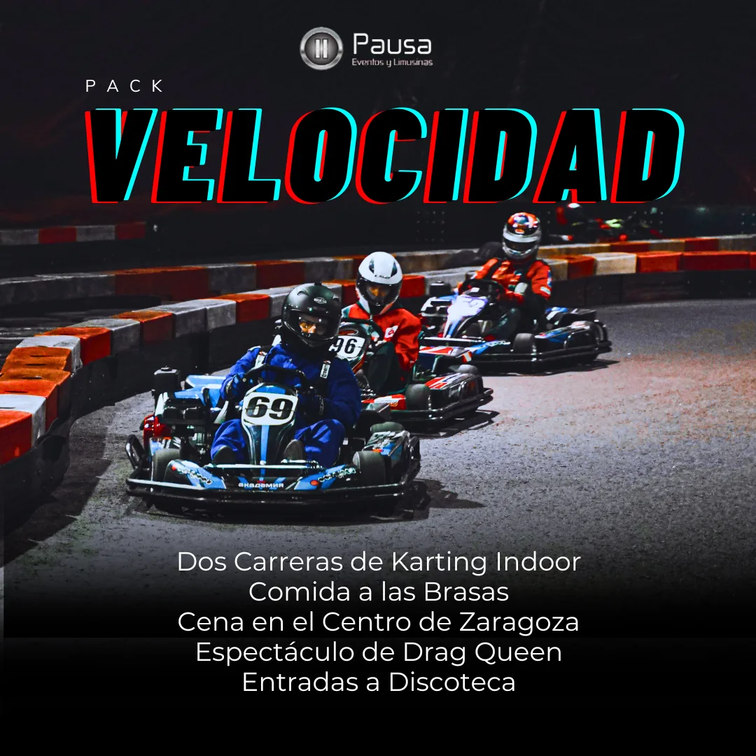 karting zaragoza despedida de soltero pack